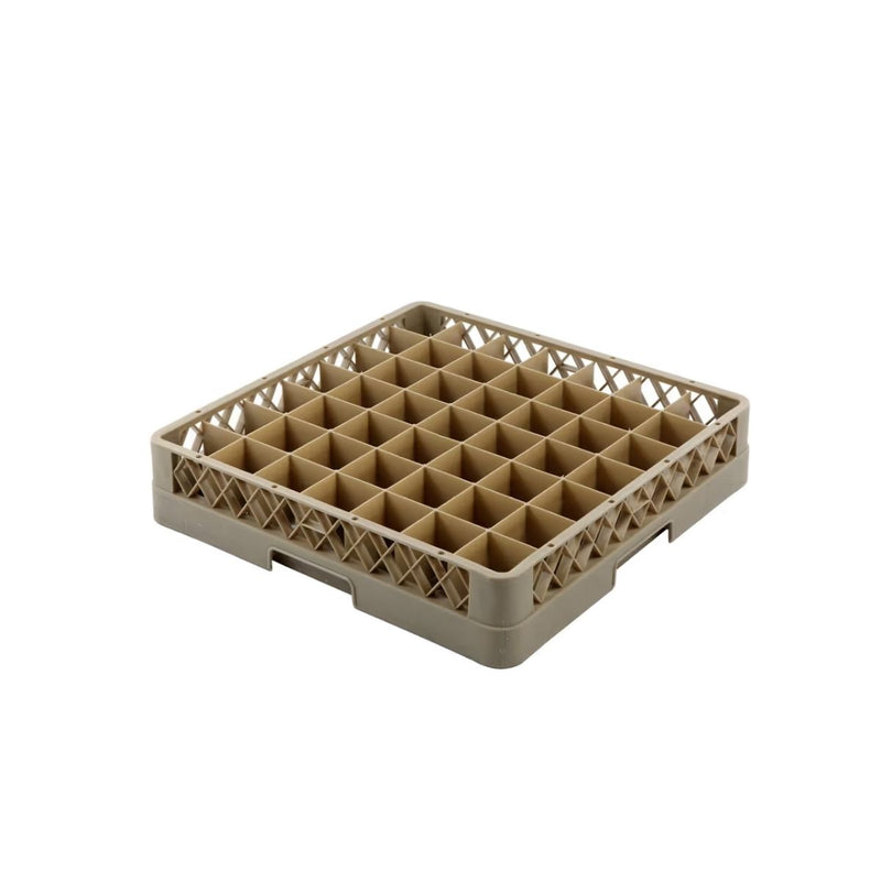 Jiwins Plastic Glass Rack 49 Compartment Beige - Al Makaan Store