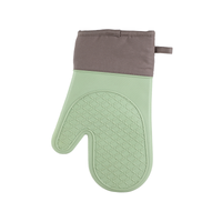 Silicone Oven Glove Green & Brown 29 x 18 cm - Al Makaan Store