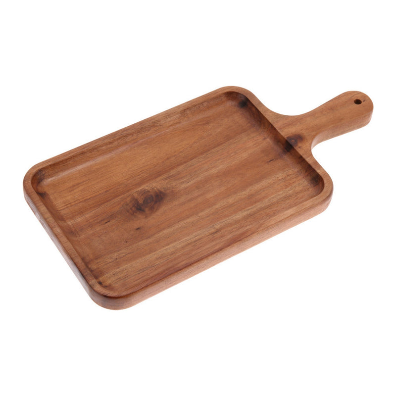 Vague Rectangular Acacia Wooden Food Tray - Al Makaan Store