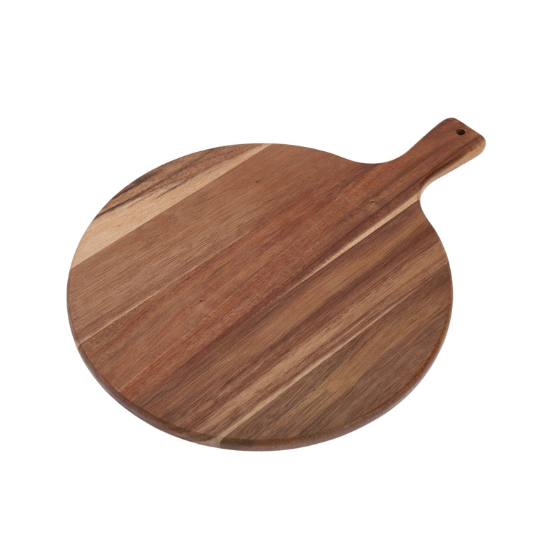 Vague Round Acacia Wooden Pizza Plate 40.5 cm - Al Makaan Store