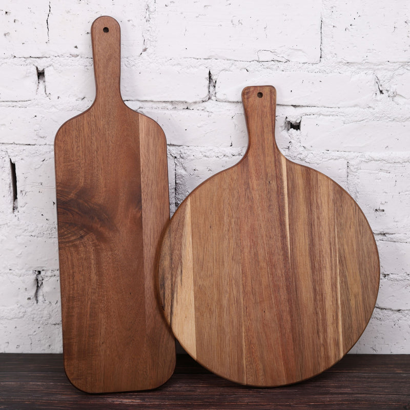 Vague Rectangular Acacia Wooden Food Serving Board 50 cm - Al Makaan Store