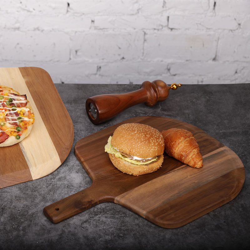 Vague Acacia Wooden Pizza Board 42 cm x 30 cm - Al Makaan Store
