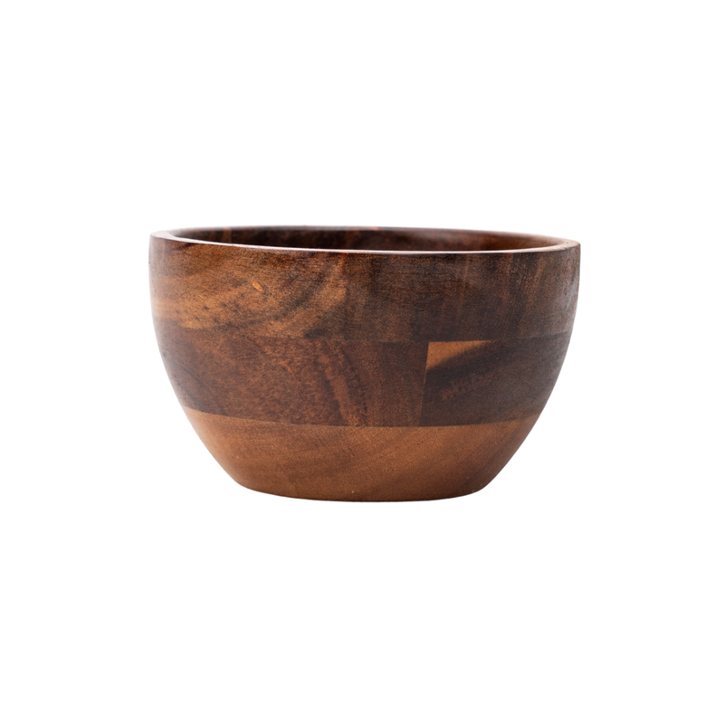 Vague Acacia Wooden Salad Bowl