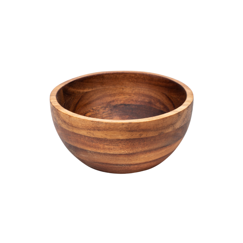 Vague Acacia Wooden Salad Bowl