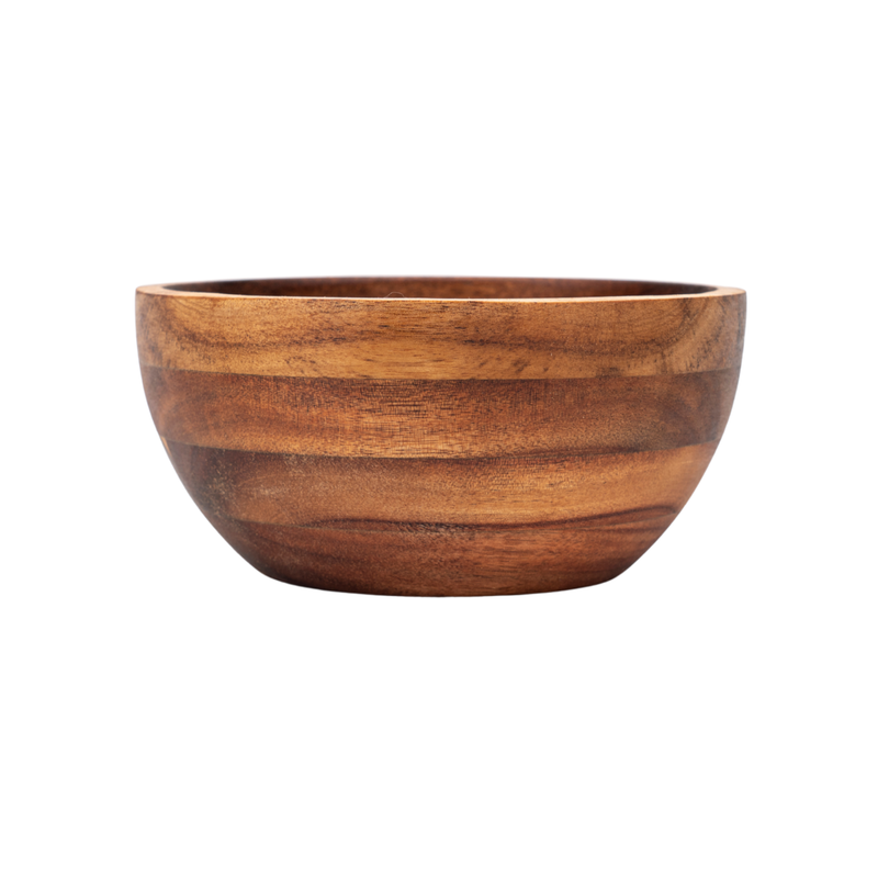 Vague Acacia Wooden Salad Bowl