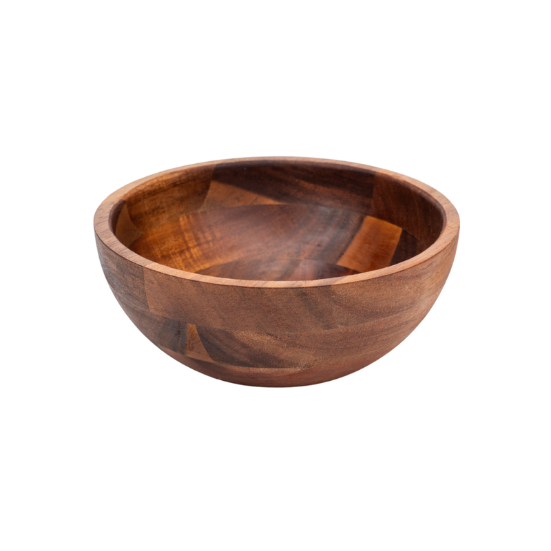 Vague Acacia Wooden Salad Bowl