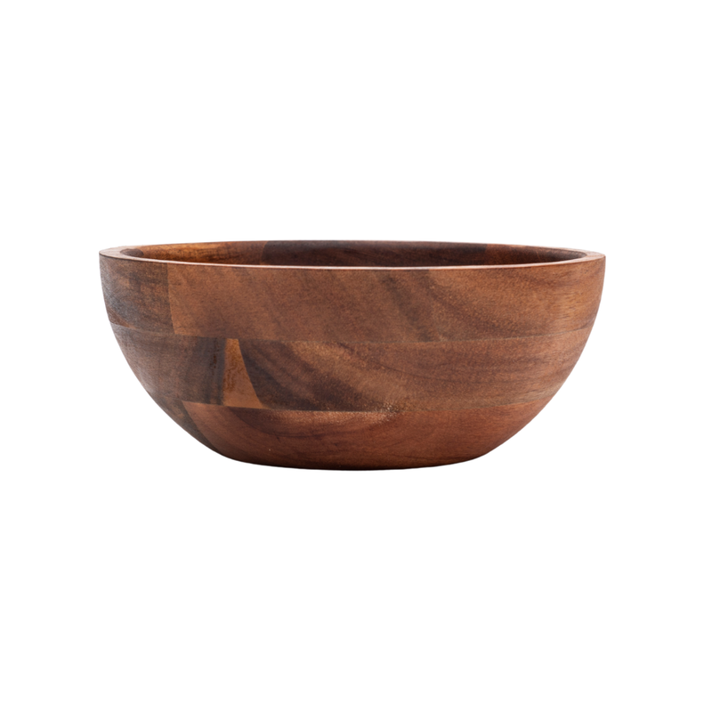 Vague Acacia Wooden Salad Bowl
