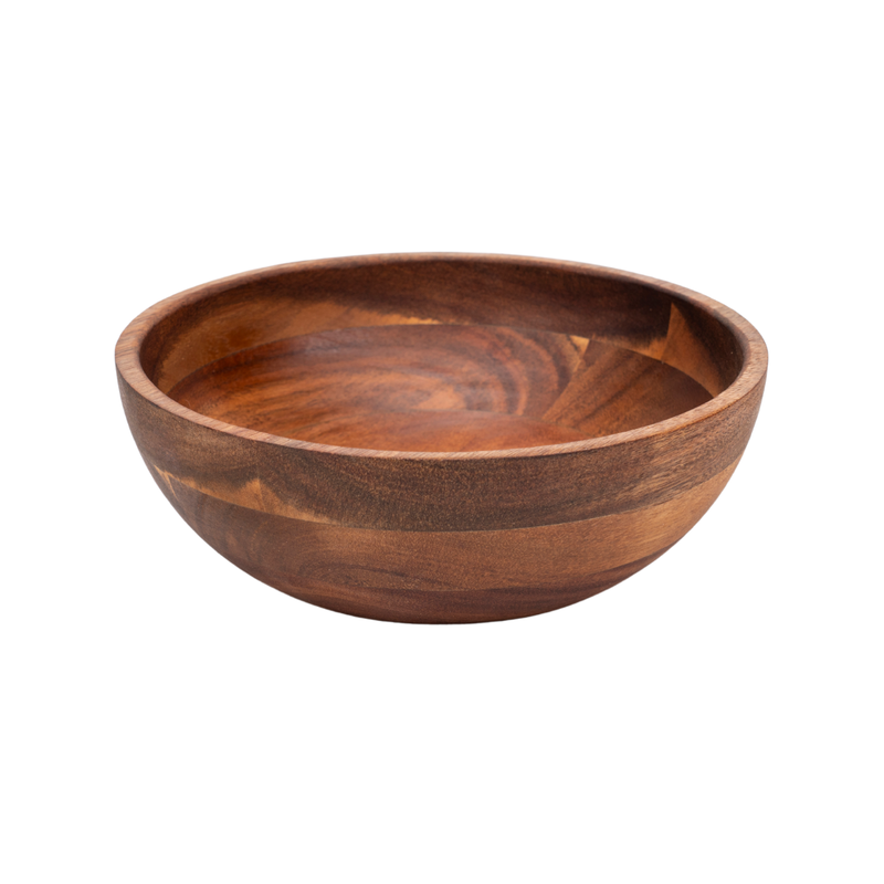 Vague Acacia Wooden Salad Bowl