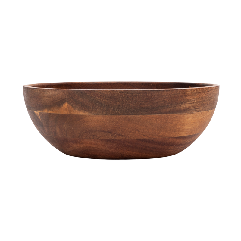 Vague Acacia Wooden Salad Bowl