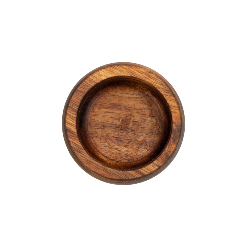 Vague Acacia Wooden Deep Bowl 7.5 x 5 cm