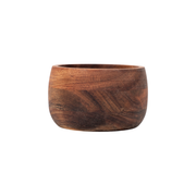 Vague Wooden Bowl 10 x 6 cm - Al Makaan Store