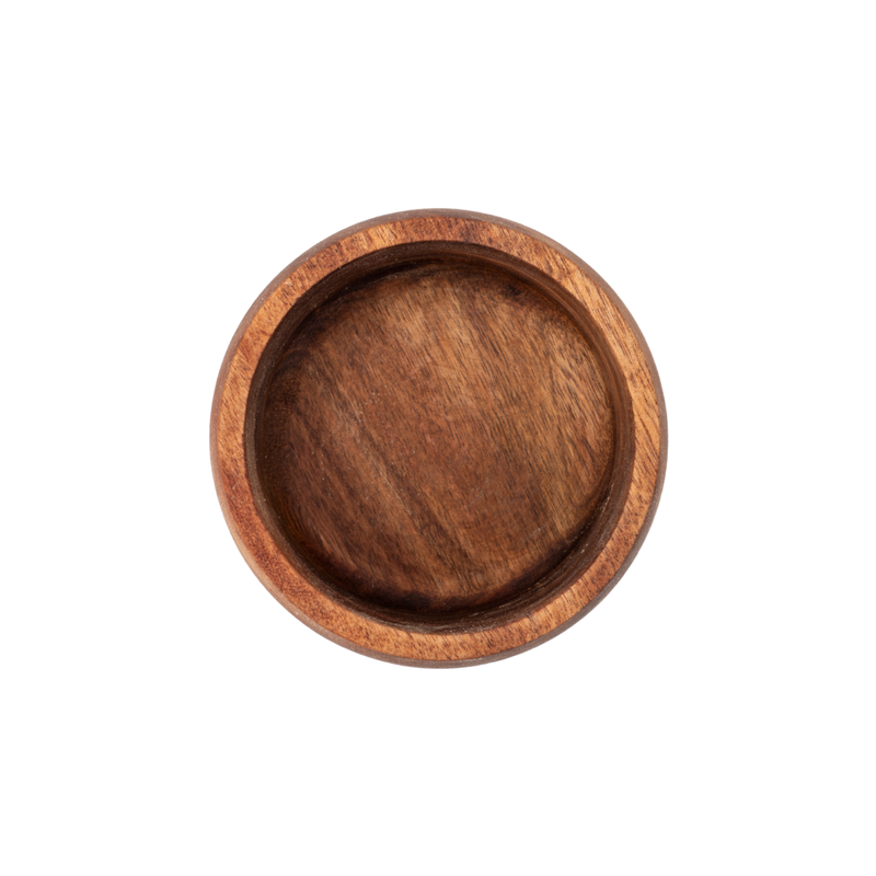 Vague Wooden Bowl 10 x 6 cm - Al Makaan Store