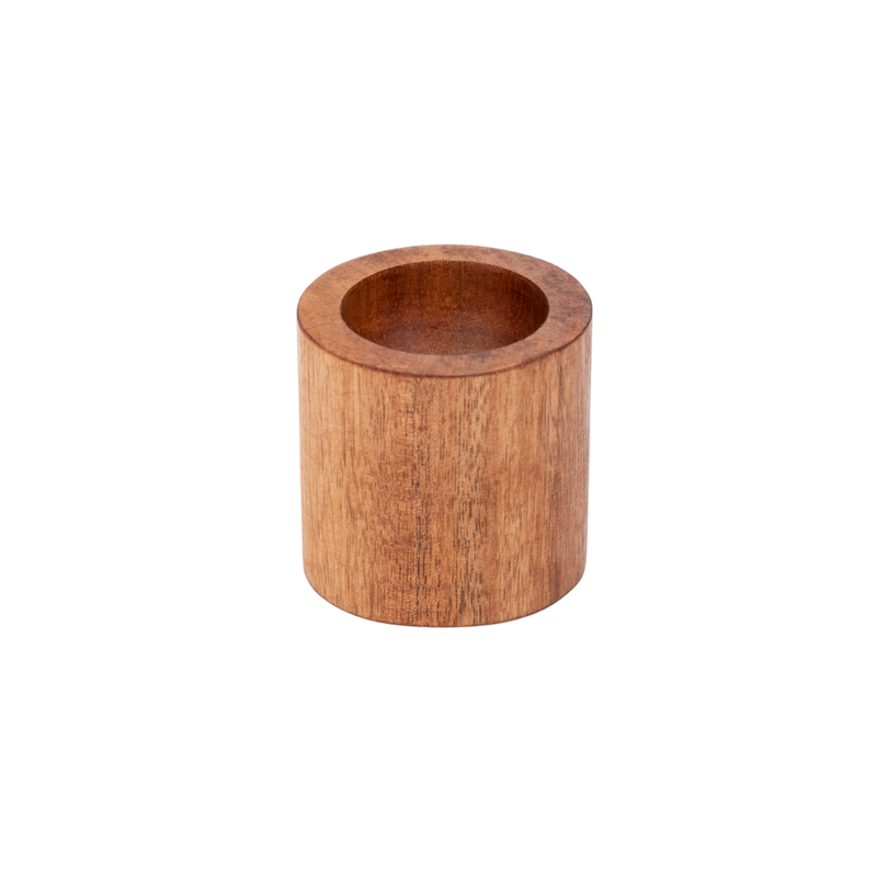 Vague Mini Acacia Wooden Bowl 6 x 6 cm