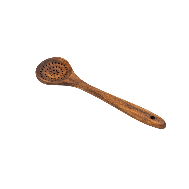 Vague Wooden Skimmer Spoon 27.9 x 7.4 cm - Al Makaan Store