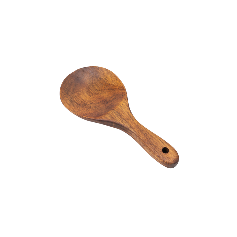 Vague Wooden Serving Spoon 18 x 8 cm - Al Makaan Store
