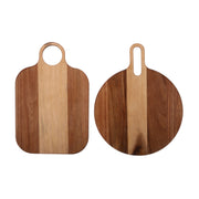 Vague Rectangular Acacia Wooden Cutting Board 38 cm x 25 cm - Al Makaan Store