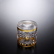 Vague Acrylic Golden Jar - Al Makaan Store