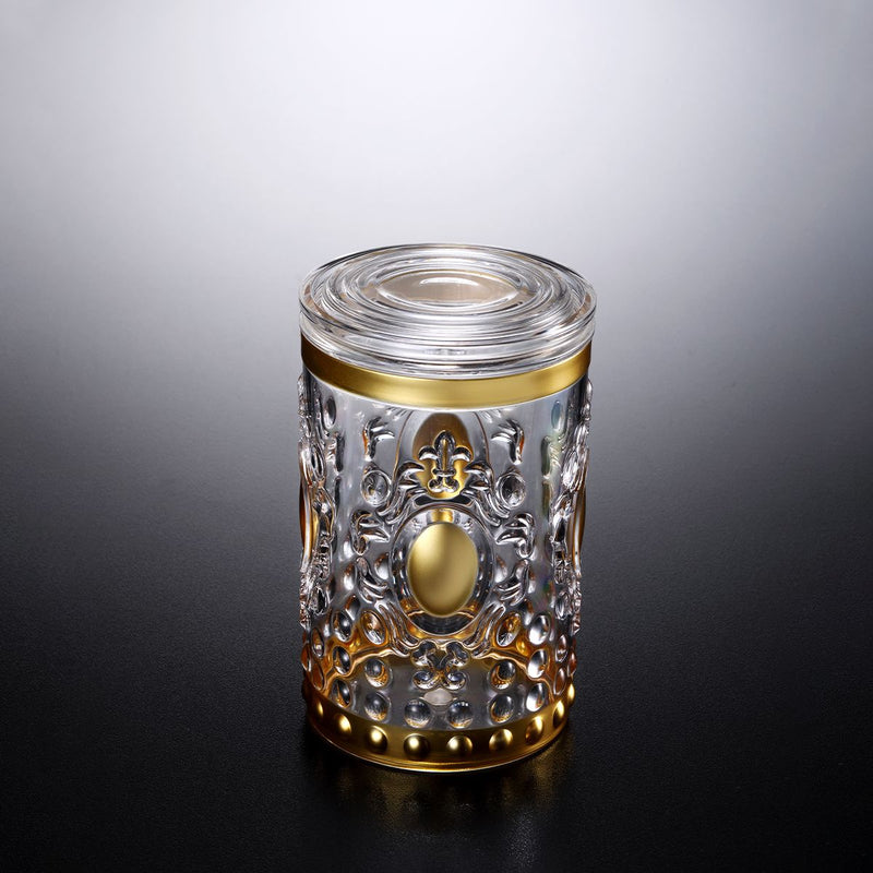 Vague Acrylic Golden Jar