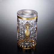 Vague Acrylic Golden Jar - Al Makaan Store
