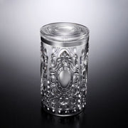 Vague Acrylic Silver Jar - Al Makaan Store