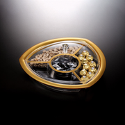 Vague Acrylic Triangle Serving Set with Dividers 35 cm - Al Makaan Store