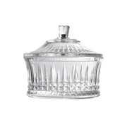 Vague Acrylic Round Bowl with Lid - Al Makaan Store