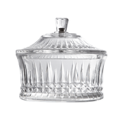 Vague Acrylic Round Bowl with Lid - Al Makaan Store