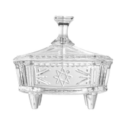 Vague Acrylic Square Bowl with Lid - Al Makaan Store