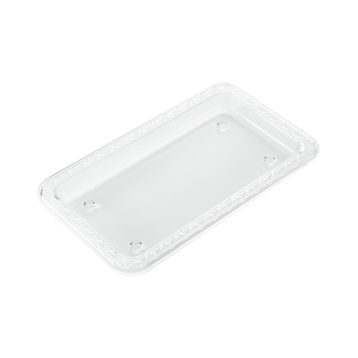 Vague Acrylic Rectangular Tray 25.9 x 15 cm - Al Makaan Store