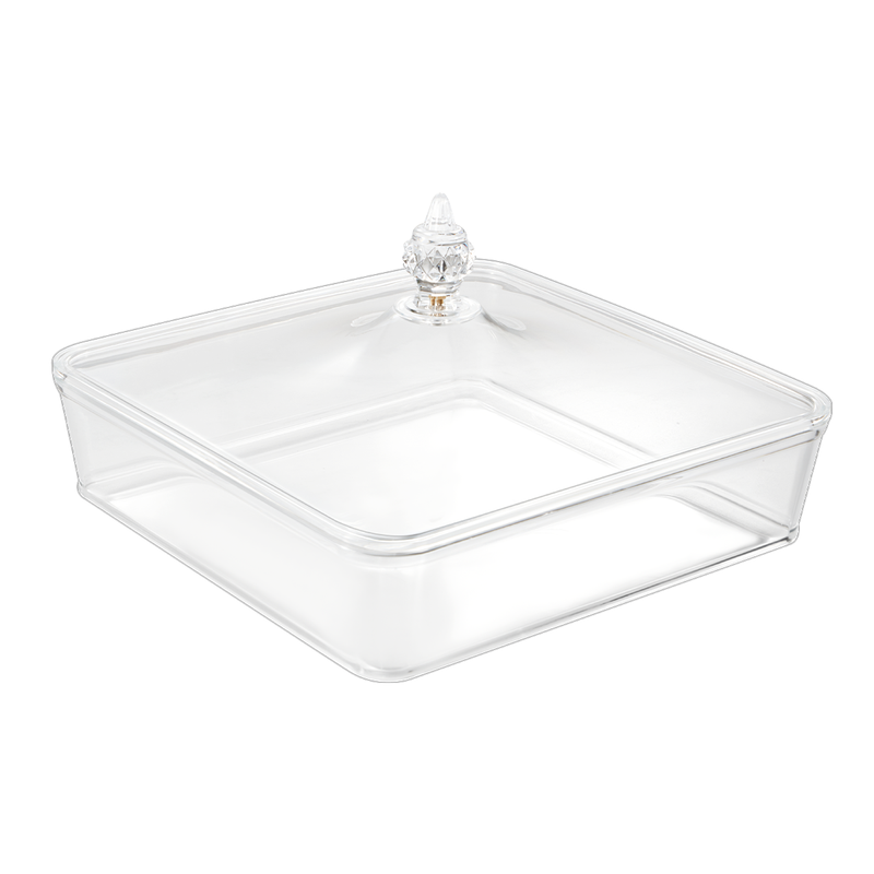 Vague Square Acrylic Candy Box - Al Makaan Store