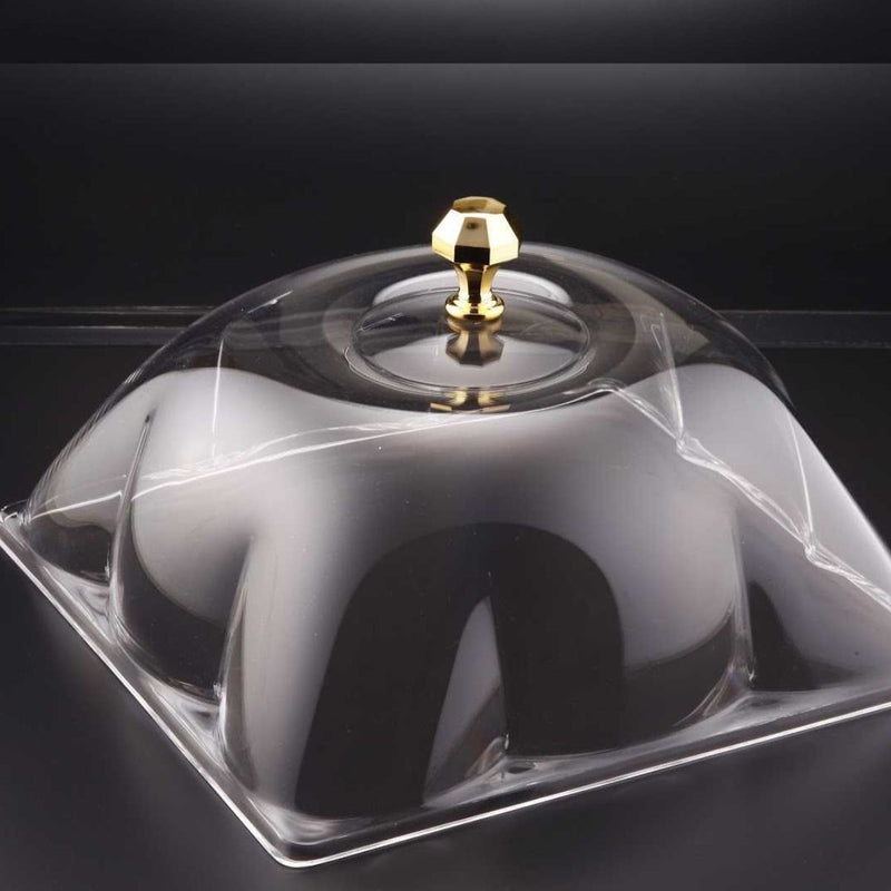 Vague Acrylic Square Show Cover Clear 5 mm - Al Makaan Store