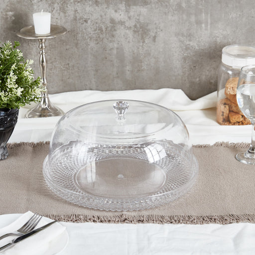 Vague Acrylic Diamond Round Cake Set - Al Makaan Store