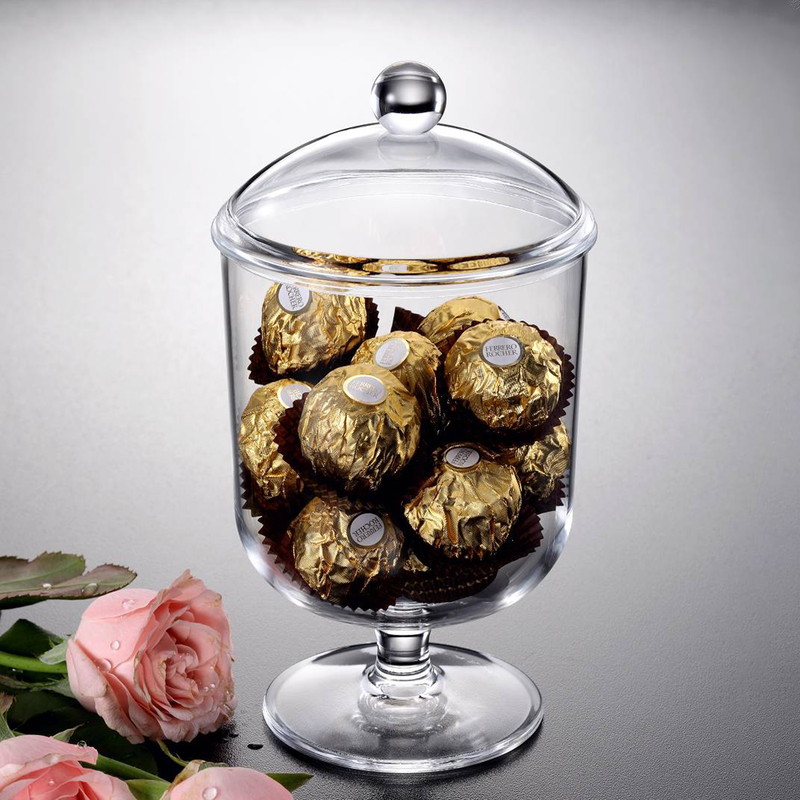 Vague Acrylic Round Candy Box - Al Makaan Store