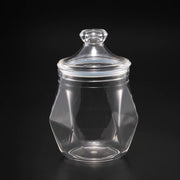 Vague Acrylic Diamond Clear Jar - Al Makaan Store
