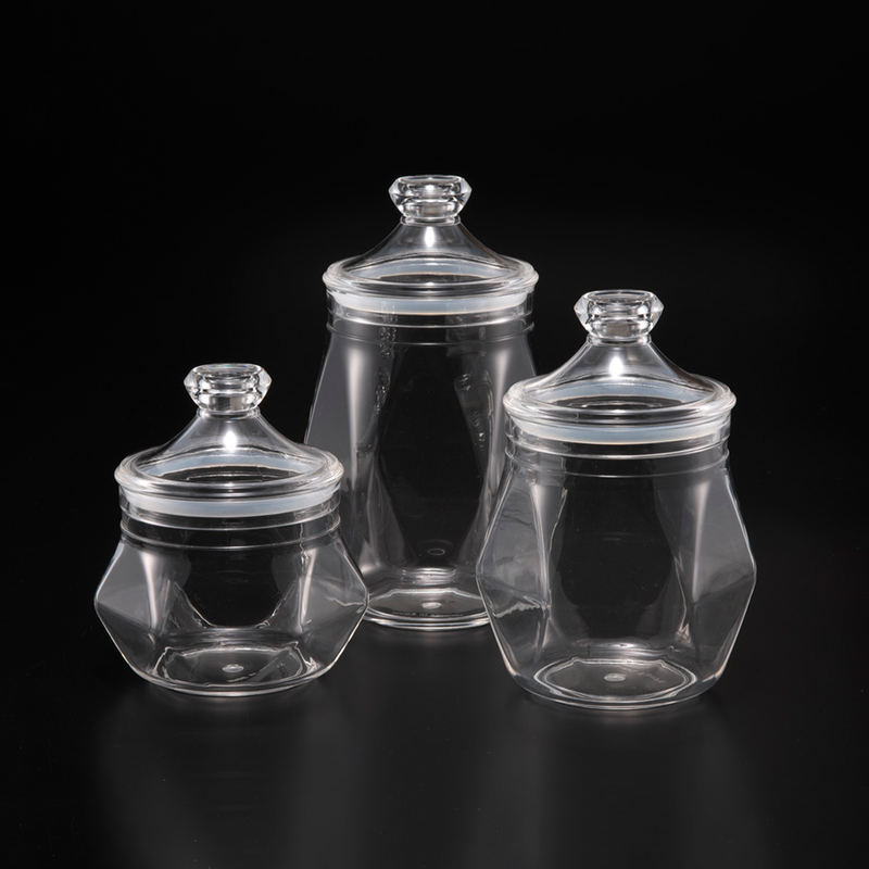 Vague Acrylic Diamond Jar - Al Makaan Store