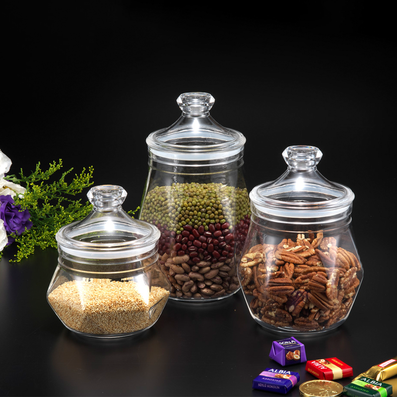 Vague Acrylic Diamond Jar - Al Makaan Store