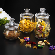 Vague Acrylic Diamond Jar With Gold Rose Printing - Al Makaan Store