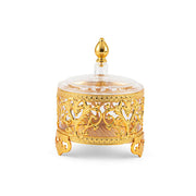 Vague Round Metal Cake Server with Acrylic Cover - Al Makaan Store