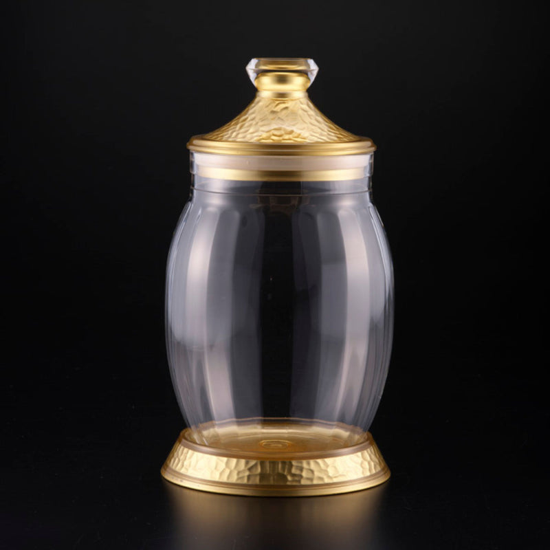 Vague Transparent Acrylic Fat Belly Jar