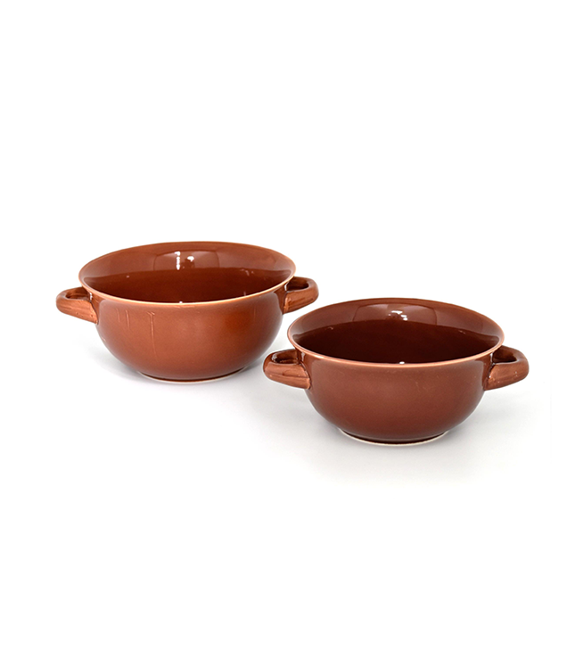 Che Brucia Brown Procelain Soup Bowl 11.5 cm - Al Makaan Store