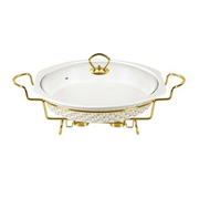Porceletta Ivory Porcelain Round Serving Casserole Set - Al Makaan Store