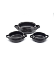 Che Brucia Black Procelain Dinning Fire Bowl - Al Makaan Store