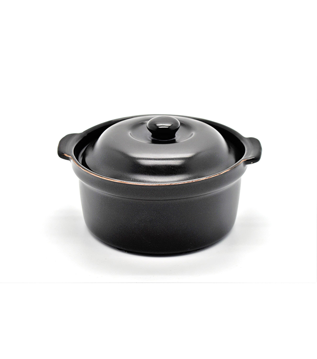 Che Brucia Black Fire Pot with Cover 14.5 cm - Al Makaan Store