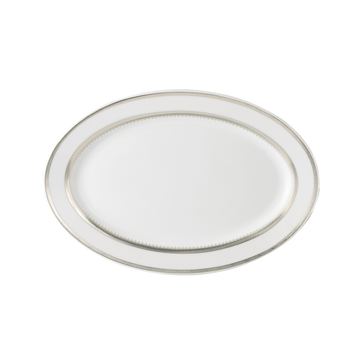 Decopor Silvana Porcelain Oval Plate 12"- Al Makaan Store