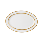 Decopor Taj Porcelain Oval Plate 12"- Al Makaan Store
