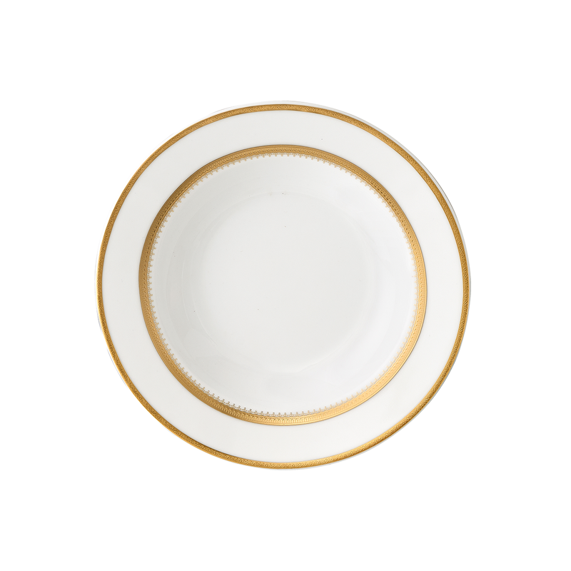 Decopor Taj Porcelain Soup Plate 8.5"- Al Makaan Store