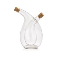 Vague 2 in 1 Oil and Vinegar Glass Bottle 100 ml / 360 ml - Al Makaan Store
