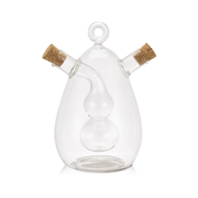 Vague 2 in 1 Oil and Vinegar Glass Bottle 46 ml / 400 ml - Al Makaan Store
