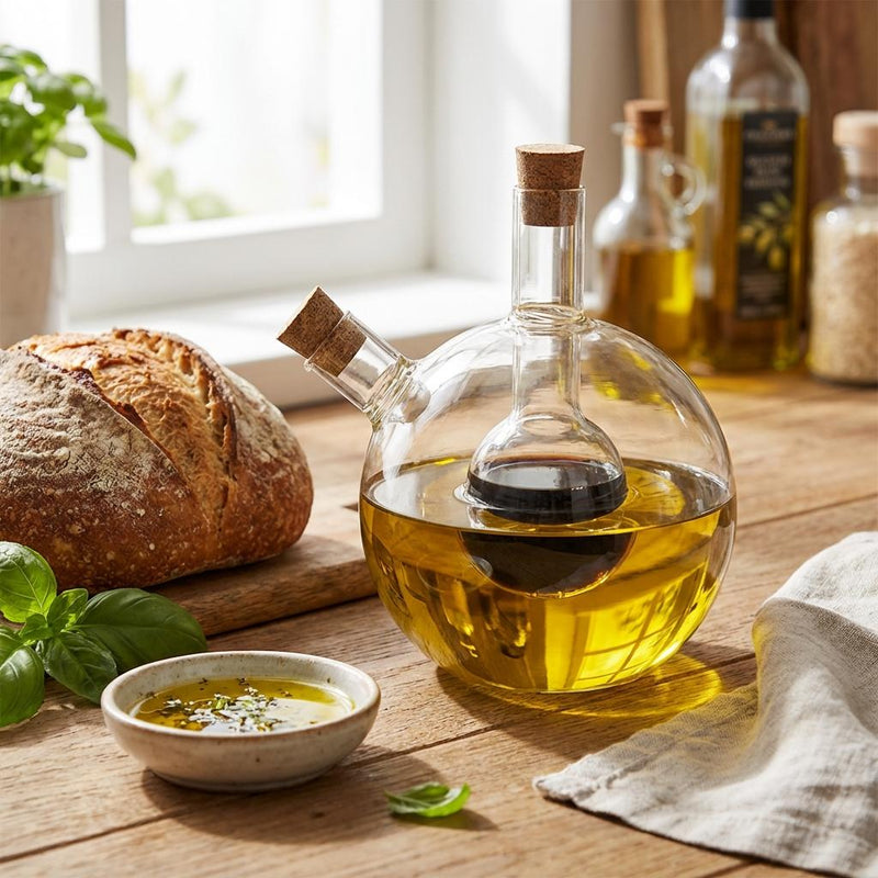 Vague 2 in 1 Oil and Vinegar Glass Bottle 100 ml / 700 ml