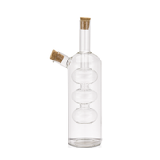 Vague 2 in 1 Oil and Vinegar Glass Bottle 70 ml / 230 ml - Al Makaan Store